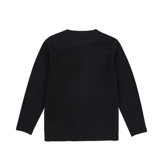 Tilley Tuff Long-Sleeved T-Shirt for Men in Black Jersey - Medium