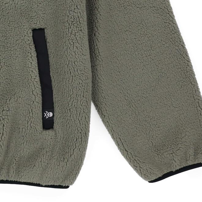 Tilley Tuff Unisex Jacket in Olive Sherpa Fleece - Large
