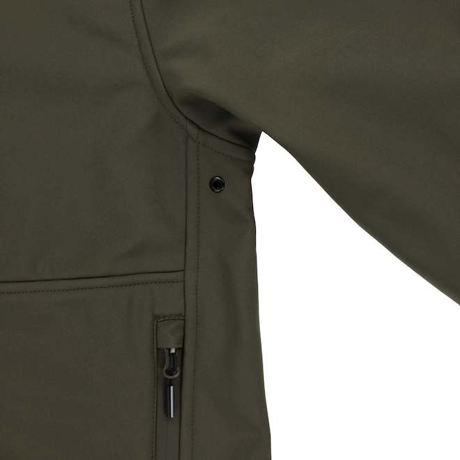 Tilley Tuff Water-Resistant Work Jacket for Men in Dark Olive Microfleece - 2X-Large