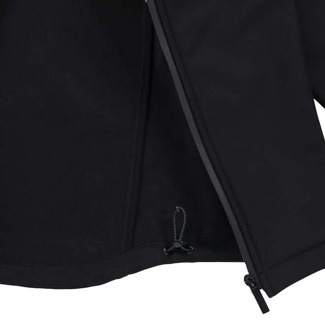 Tilley Tuff Water-Resistant Work Jacket for Men in Black Microfleece - X-Large