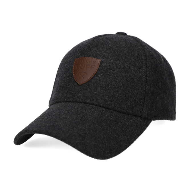Tilley Tuff Baseball Cap for Men in Charcoal Wool - Large/X-Large