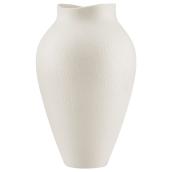Vase de table Bouclair céramique blanche cassé