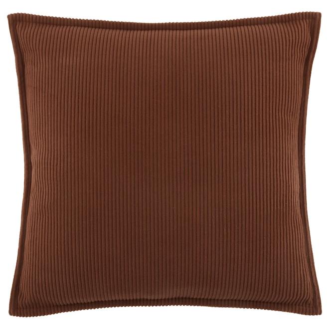 Bouclair 20 x 20-in Brown Decorative Cushion