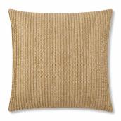 Coussin décoratif uni Oriane par Bouclair en polyester carré 18 po, beige