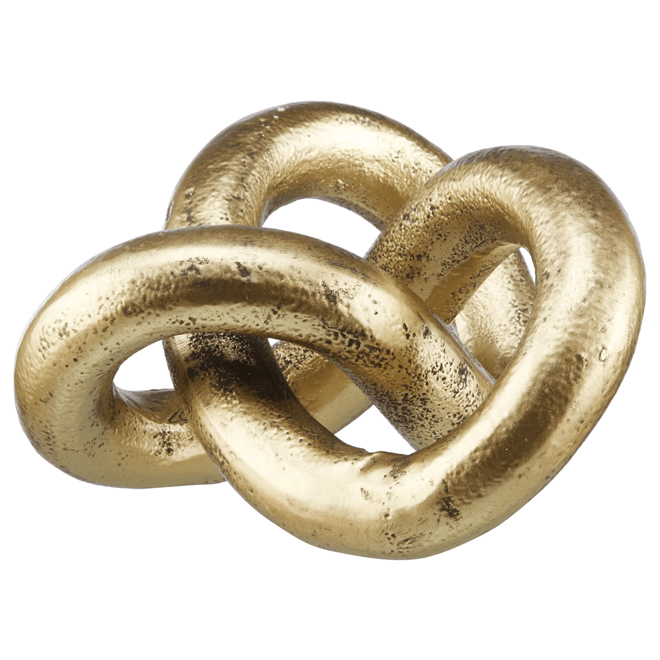 Bouclair 17.7 x 8.5 x 7.6 cm Brass Decorative Knot