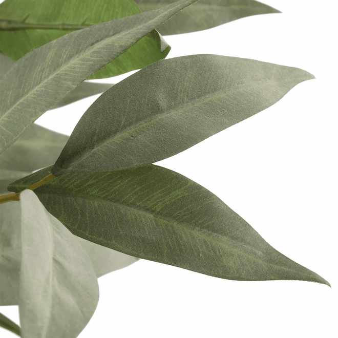 Bouclair 25 x 38 cm Artificial Eucalyptus in White Ceramic Pot