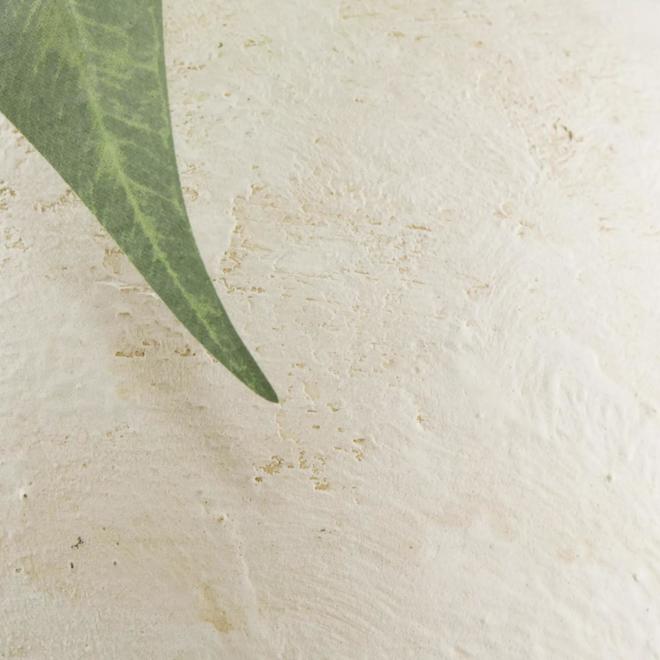 Bouclair 25 x 38 cm Artificial Eucalyptus in White Ceramic Pot