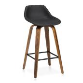 Bouclair 2-Pack 36-in Black Faux Leather Bar Stool
