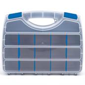 VALU+ Construction Organizer with 15 Compartments - 2.4 x 10 x 12.6-in