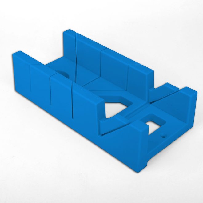 VALU+ 12-in Mitre Box of Durable Plastic - Blue