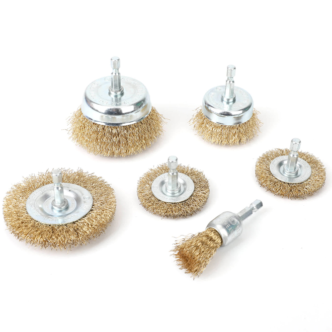 VALU+ 6-Pack Wire Wheel Brush Set
