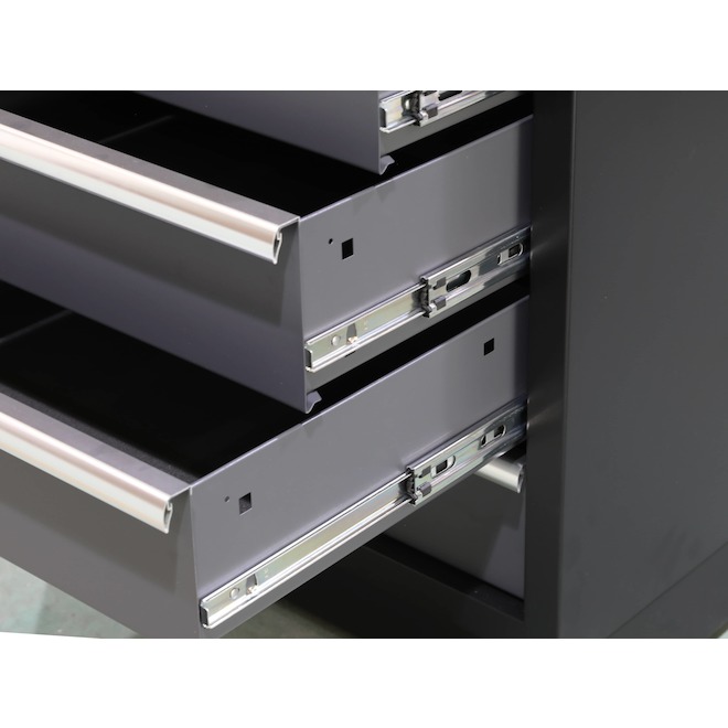 RONA 5-Drawer Garage Cabinet Grey Steel 26.79 x 35.85 x 18.05-in