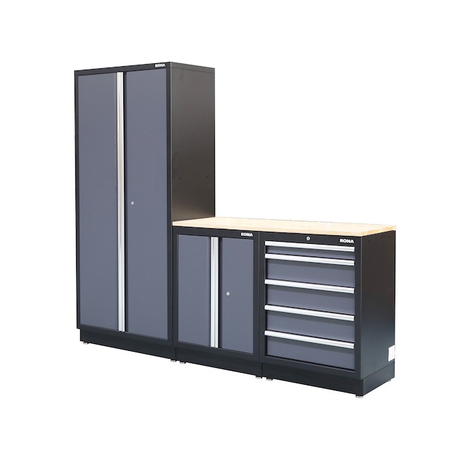 RONA Double Cabinet Top Rubber Wood 53.62 x 18.18 x 1-in