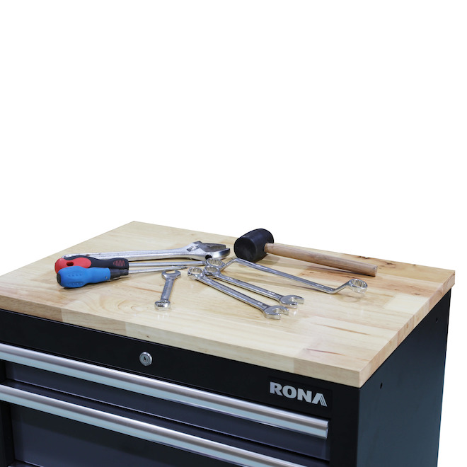 RONA Single Cabinet Top Rubber Wood 26.79 x 18.18 x 1-in