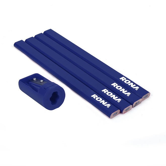 RONA 4-Pack 7-in Carpenters Pencil with Sharpener