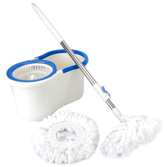 VALU+ Spin Mop Kit with Pail and Replacement Head - 6 L JSM-123A