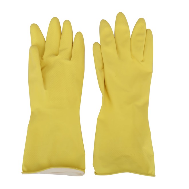 VALU+ Latex Gloves Size Small/Medium - Yellow