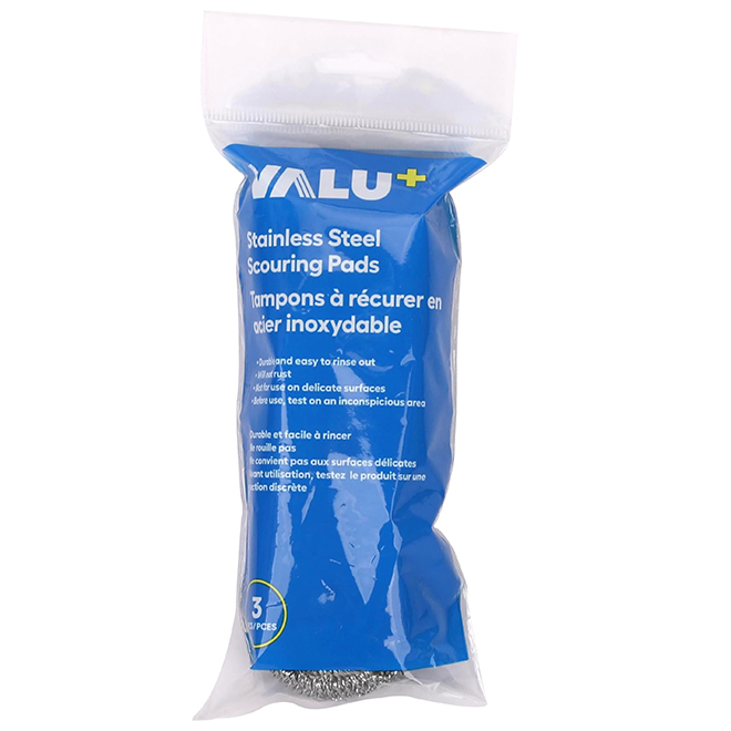 VALU+ Steel Wool - Pack of 3
