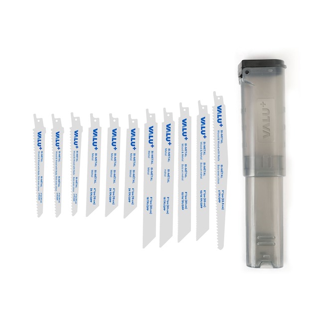 VALU+ Reciprocating Saw Blade Set - 12/Pack