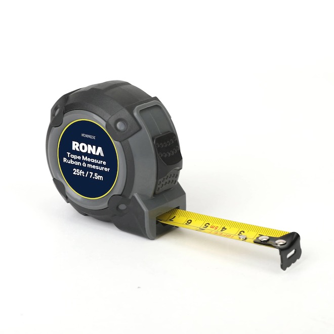 RONA Mesuring Tape with Steel Blade - 25-ft