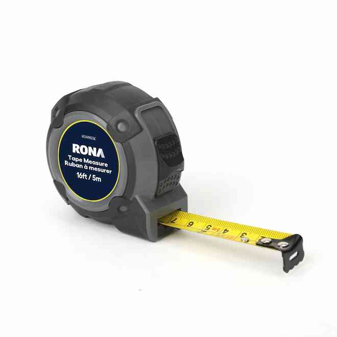 RONA Mesuring Tape with Steel Blade - 16-ft