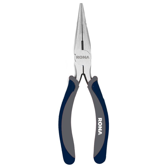 Long Rivet Rona RONA Long-Nose Pliers in Carbon Steel - 8-in HT2409029A | RONA