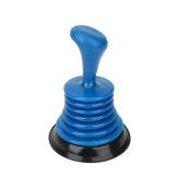 VALU+ 4.72-in dia. Blue/Black PE Mini Sink and Drain Plunger