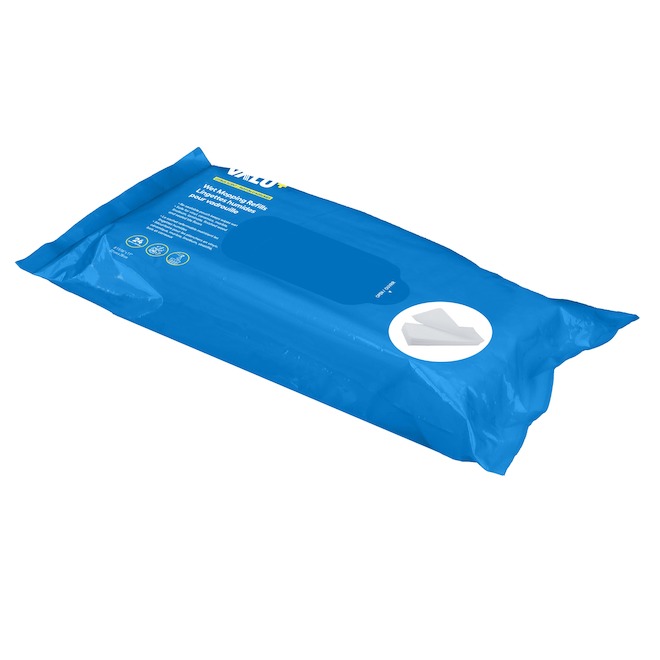 VALU+ Disposable Wet Cloths for Mops Citrus Scent - Pack of 24