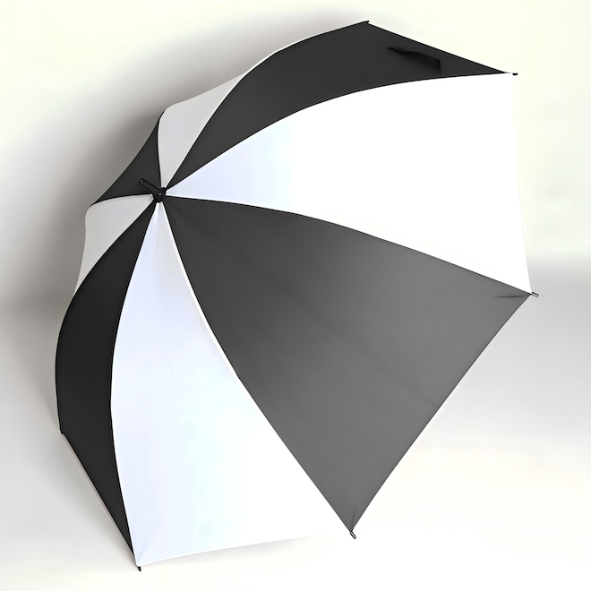 VALU+ Golf Umbrella 30-in - Black and White