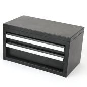 RONA Mini Tool Box with Drawers in Black Steel - 11 x 6 x 6-in