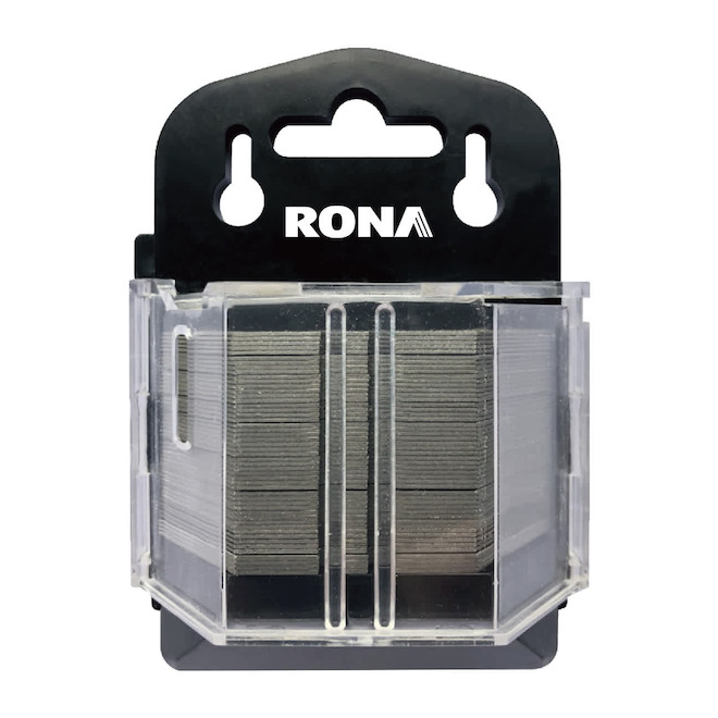RONA Heavy-Duty Replacement Blades for Utility Knife 0.5-mm - 50-Pack