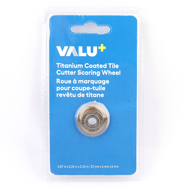 VALU+ Scoring Wheel for Tile Cutter with Ball-Bearing - 7/8-in