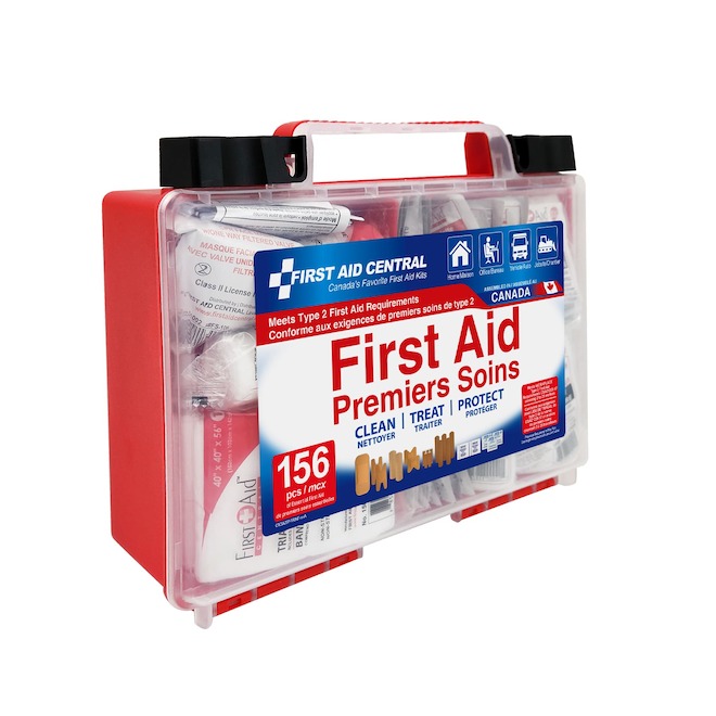 First Aid Central 156-pcs First Aid Kit