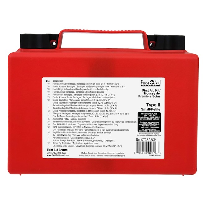 First Aid Central 156-pcs First Aid Kit