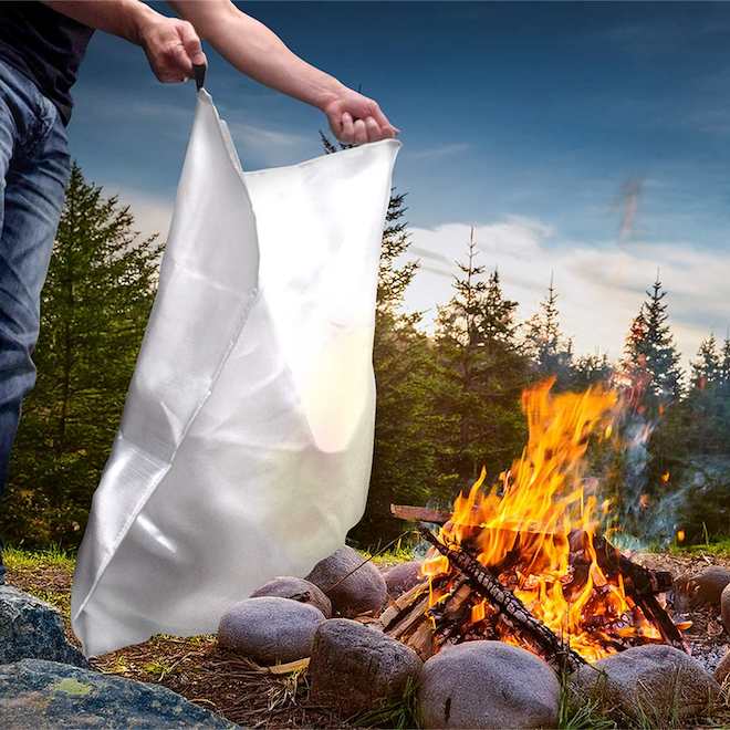 First Aid Central Fire Blanket Compact and Wall-Mounted - 40 x 40-in