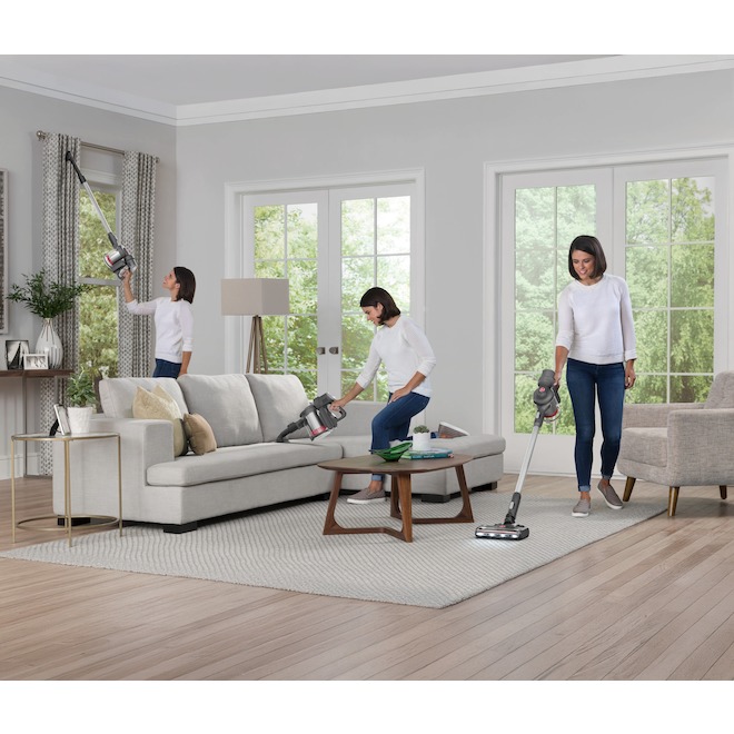 Hoover Excelerate Cordless Stick Vacuum with Accessories - Silver