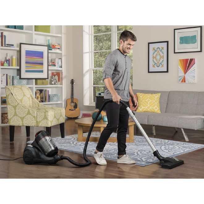 Dirt Devil Canister Vacuum Bagless with Accessories - Black