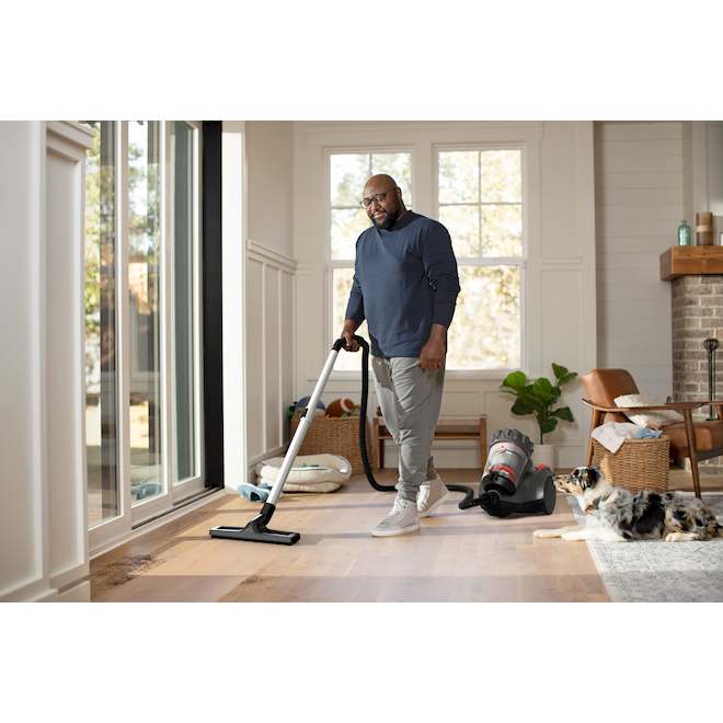 Hoover Canister Vacuum Bagless for Multi-Surface with Multi-Cyclonic Technology and Accessories