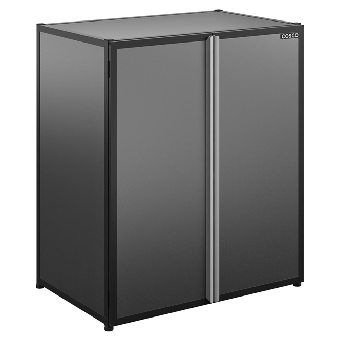 Cosco Freestanding Aluminum 2-Door Grey Garage Cabinet - 18.77 x 35-in