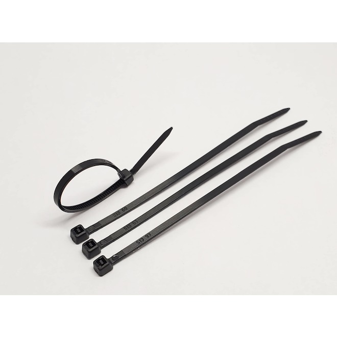 VALU+ Cable Ties in Black Nylon 11-in - Pack of 500