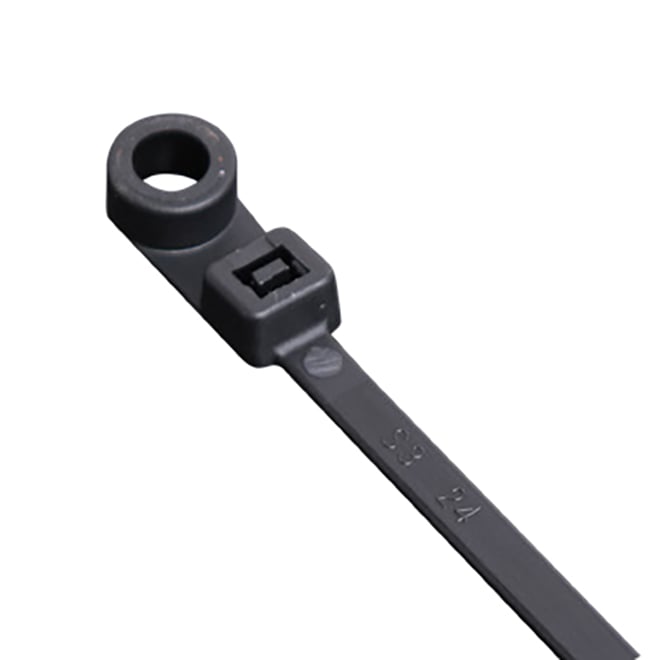 Lot De 200 Attaches De Câble En Nylon Avec Trou De Vis - Autobloquantes, 200mm - Pour Rangement Intérieur/extérieur (blanc)