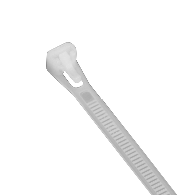 VALU+ 8-in White Nylon Cable Ties - 20/Pkg