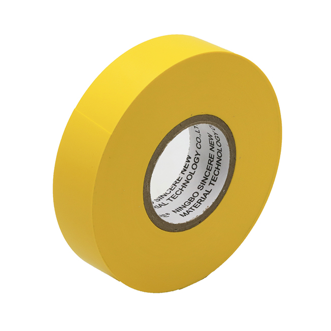 VALU+ Electrical Tape in Yellow PVC 18 mm x 20 m