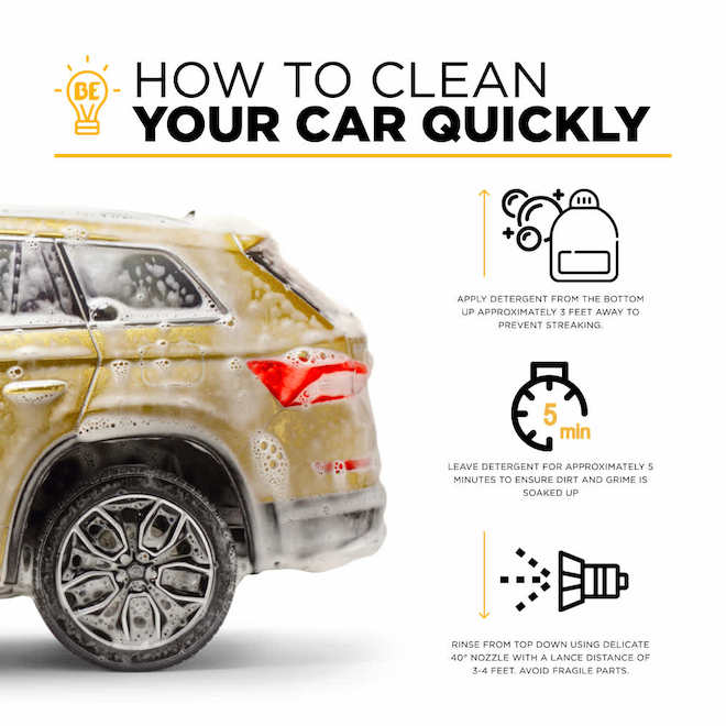 BE Power Equipment Pressure Washer Angled Nozzle - 5000-PSI