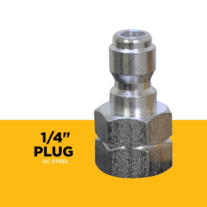 BE Power Equipment Pressure Washer Female Connector Fittings with Quick Connect - Steel