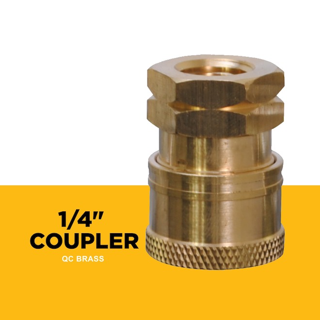 BE Power Equipment Pressure Washer Female Connector Fittings with Quick Connect - Steel
