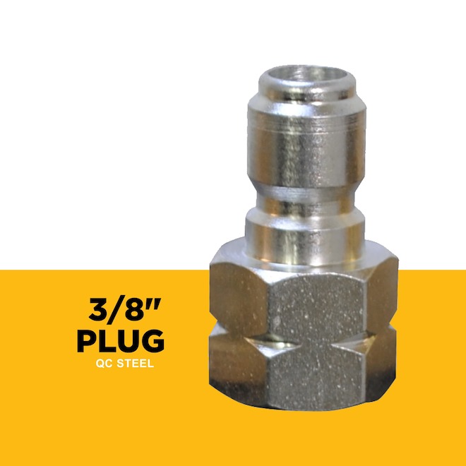 BE Power Equipment Pressure Washer Female Connector Fittings with Quick Connect - Steel