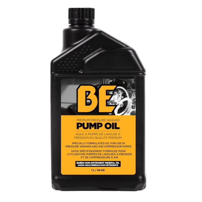 BE Power Equipment Pump Oil 30W Non-Detergent - 1-L