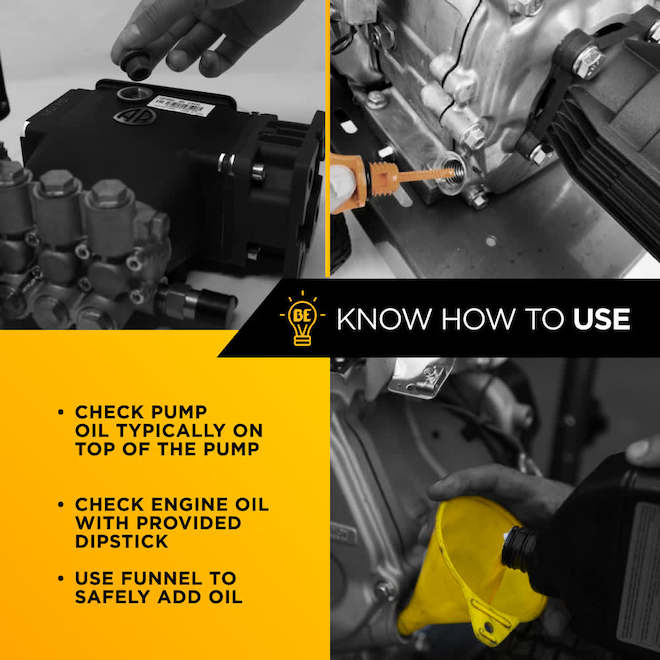 BE Power Equipment Pump Oil 30W Non-Detergent - 1-L