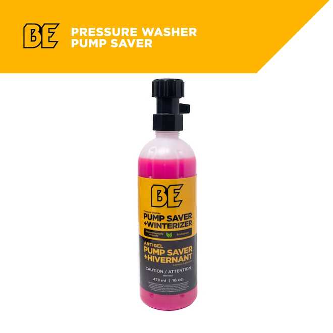 BE Power Equipment Pump Saver + Winterizer for Pressure Washer Pumps - 34-oz